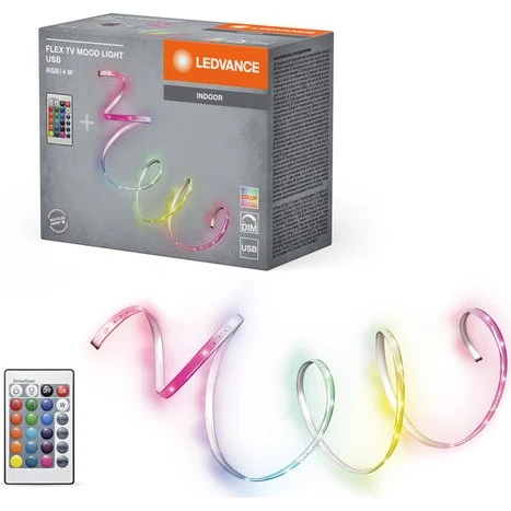 LEDVANCE FLEX TV MOOD LIGHT RGB 1,5M USB
