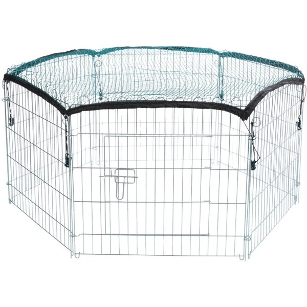 TRIXIE Freilaufgehege 6x63x58 cm mit Schutznetz