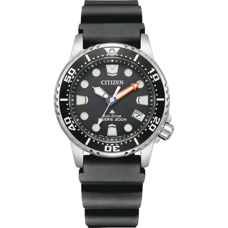 Citizen Promaster Marine Eco-Drive Solar Damenuhr Schwarz 36,5 mm