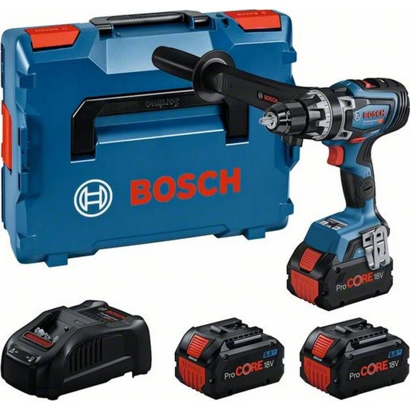 Bosch GSR 18V-150 C BITURBO Akku-Bohrschrauber Set