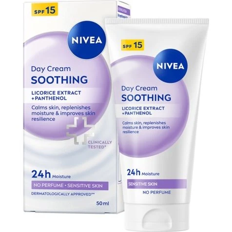 NIVEA Dagkräm Soothing Day Cream SPF15 50 ml