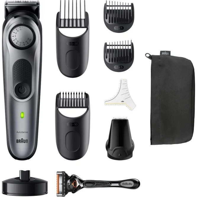 Braun Series 7 BT7420 Barttrimmer, Spacegrey – 100 Min Akku