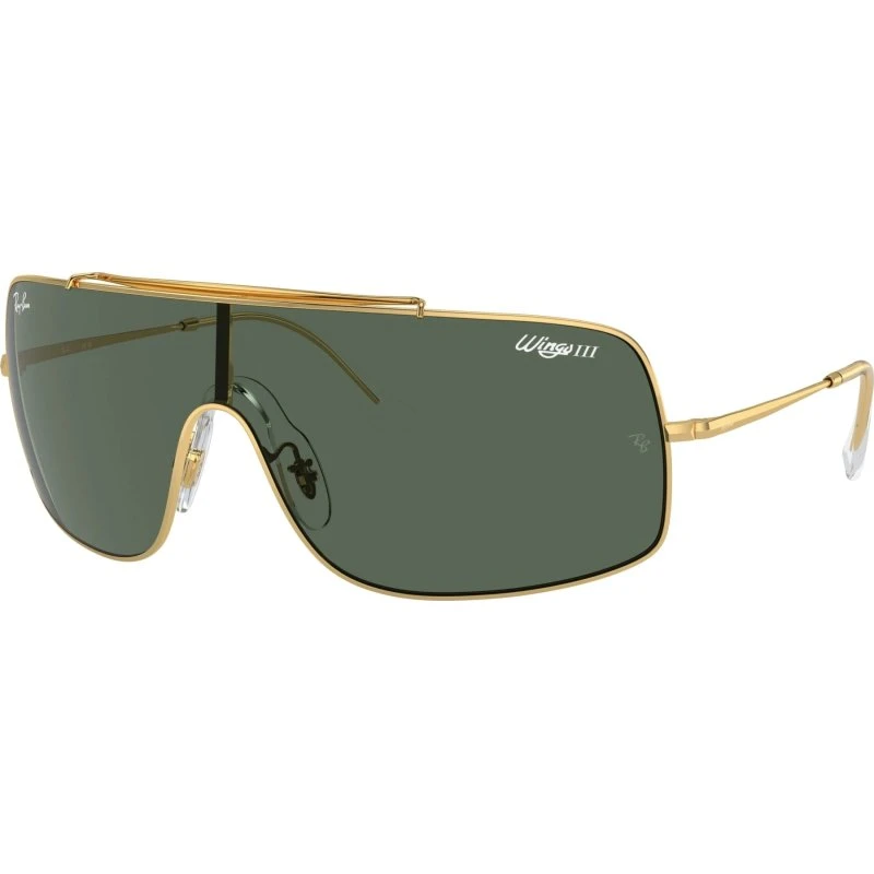Ray-Ban RB 3897 001/71 Gold mit Grünen Gläsern