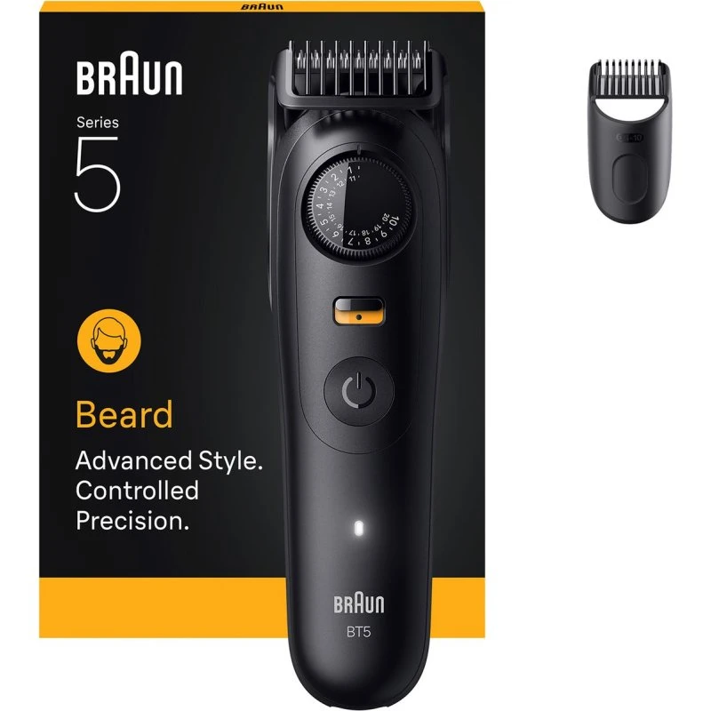 Braun Series 5 BT5500 Barttrimmer Nass & Trocken, Schwarz