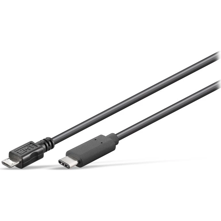 Goobay 67993 USB-C auf Micro-B Kabel 1 m schwarz