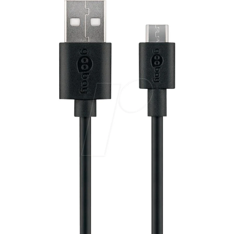 Goobay 38660 Micro-USB Kabel 2 m schwarz