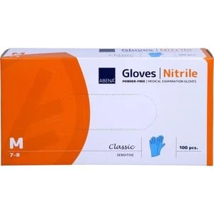 ABENA Classic Sensitive Nitril blau M, 100 Stück
