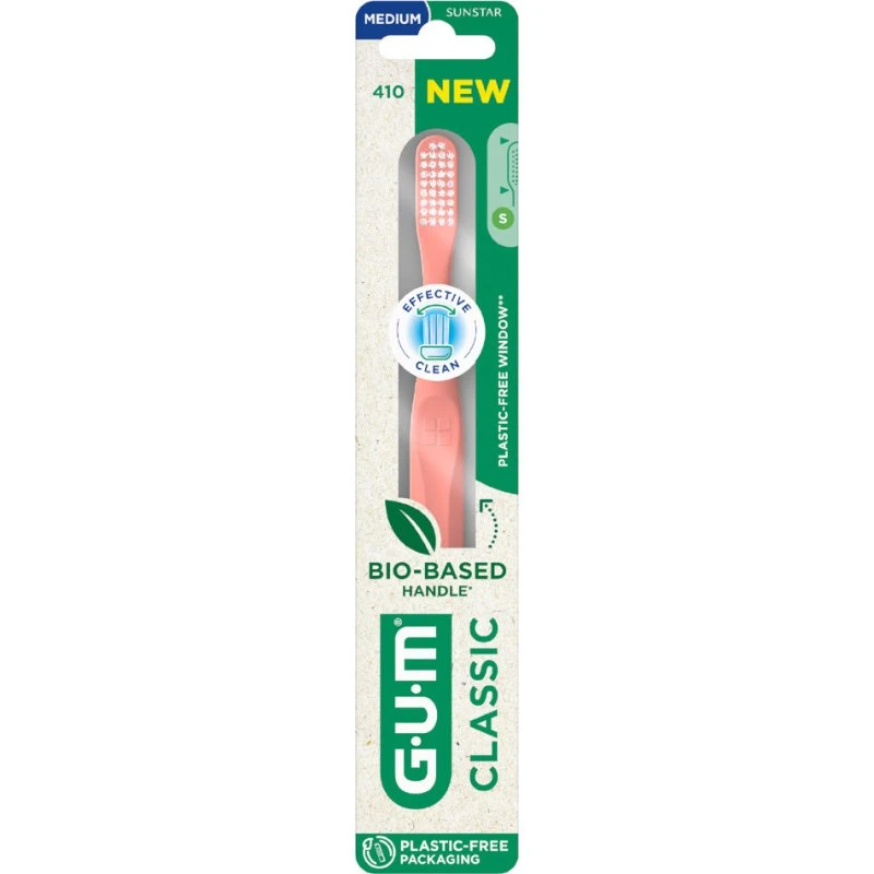 GUM Classic 410 medium kompakt Zahnbürste