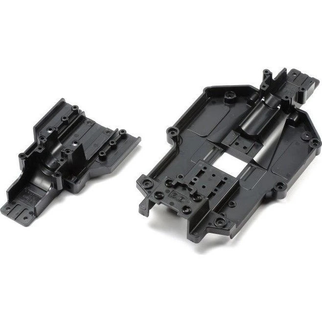 Tamiya MB-01 LD-Teile Chassis vorne/hinten