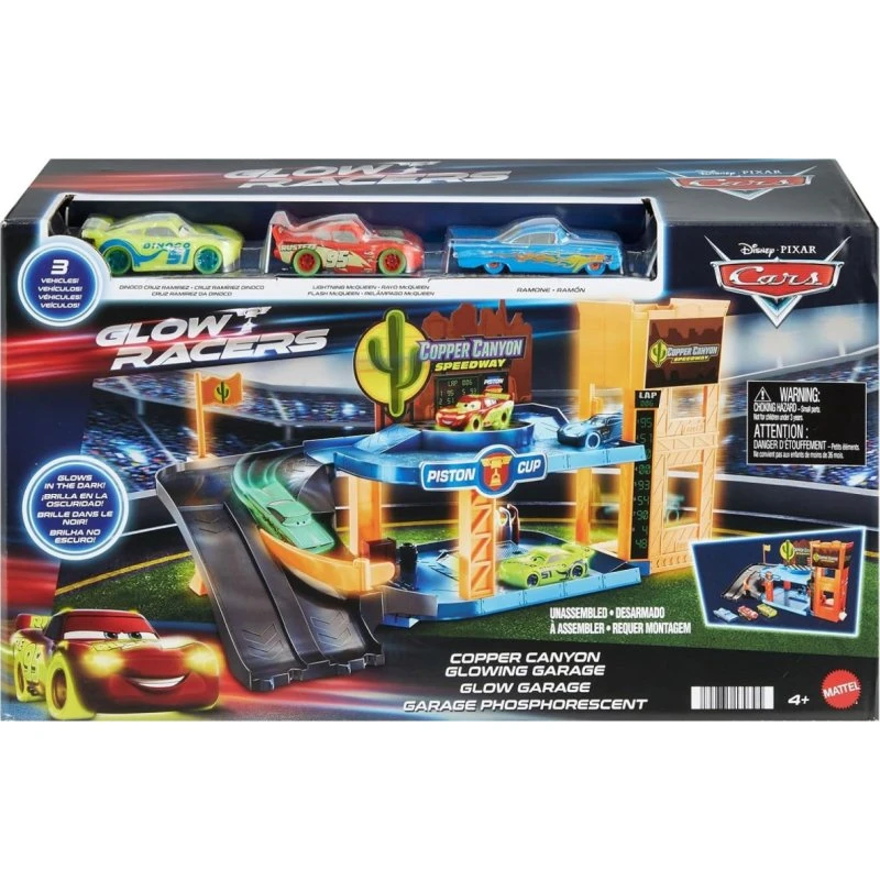 Mattel HPX75 - Disney Pixar Cars Copper Canyon Leuchtende Garage