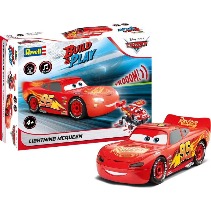Revell Lightning McQueen Disney-Cars Licht&Sound Bausatz 1:20