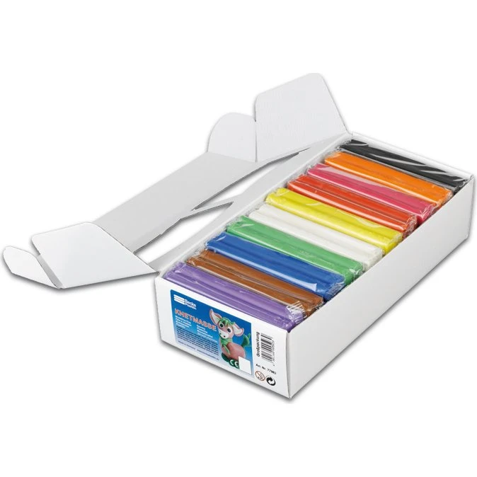 Becks Plastilin Knetmasse 10 Farben à 250g