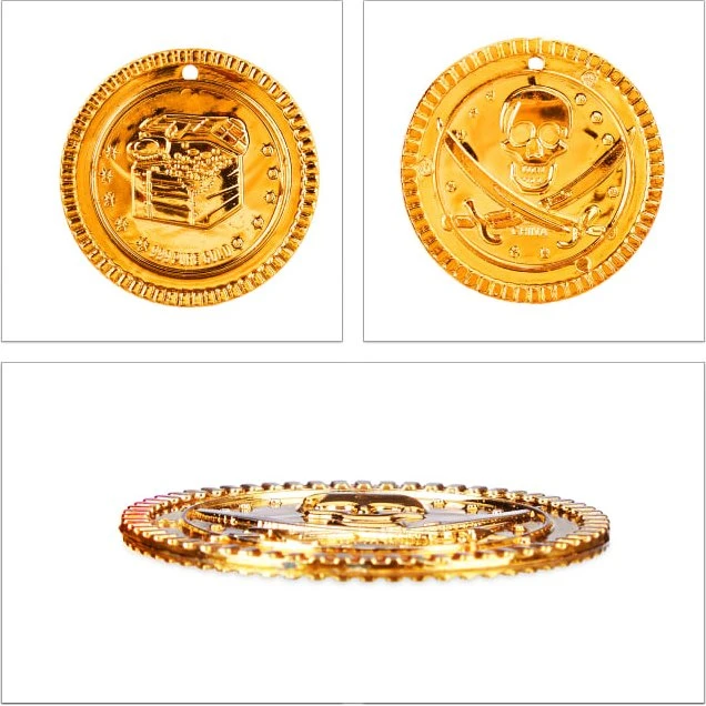 576 x Goldtaler Piraten-Schatz