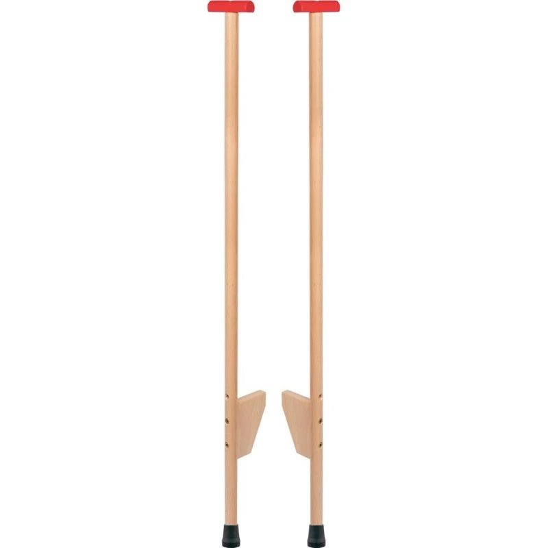 goki Kinder-Stelzen aus Buchenholz, höhenverstellbar