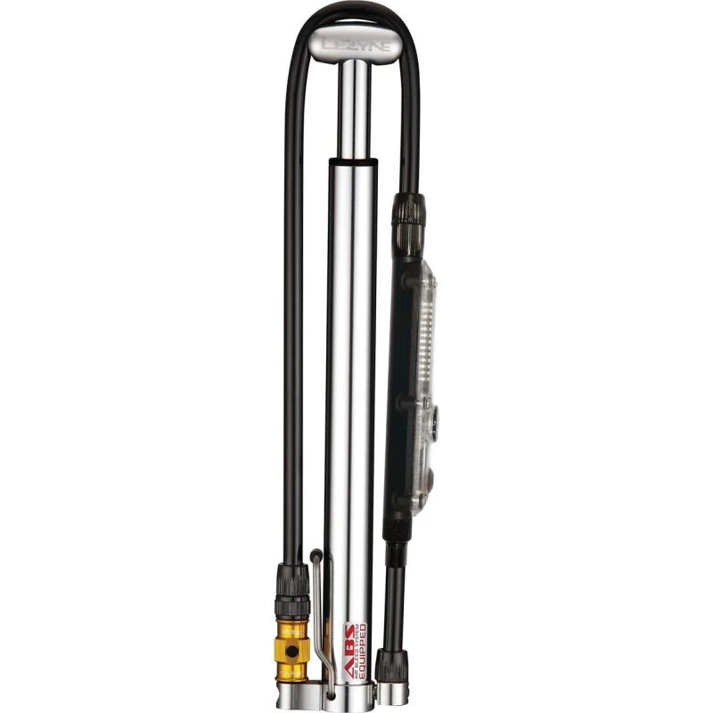 Lezyne CNC Micro Floor Drive Digital HPG Silber