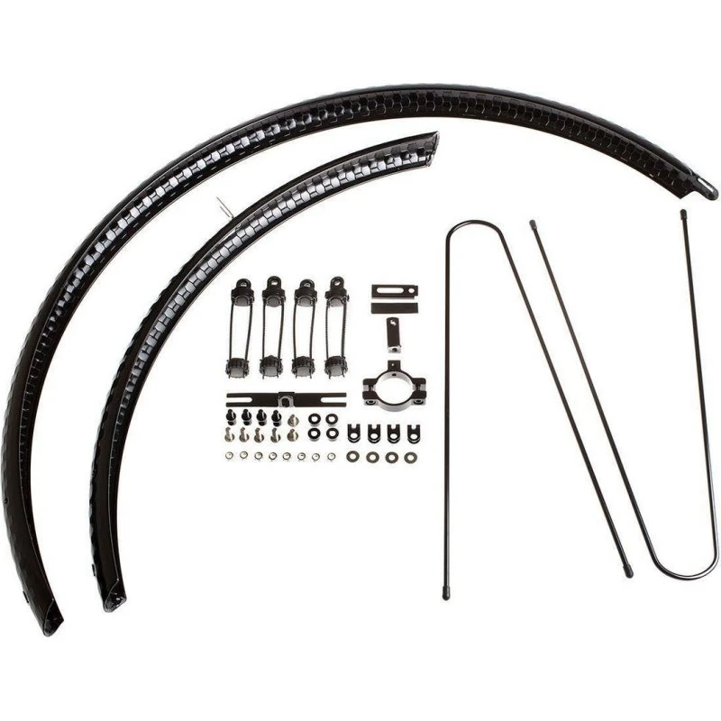 BLB Hammered Fenders 28" schwarz poliert