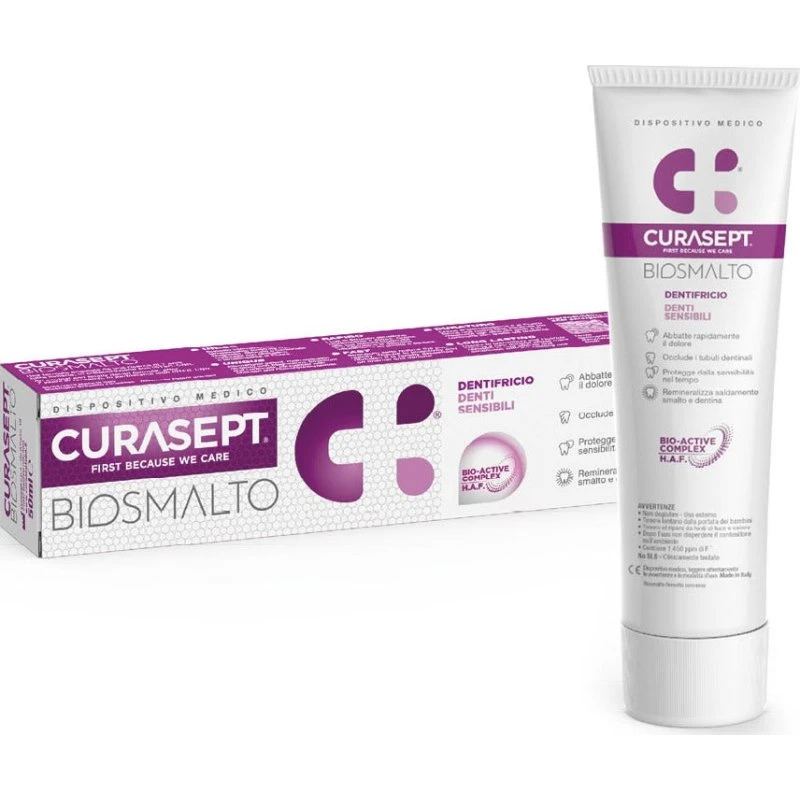 Curasept Biosmalto Zahnpasta für empfindliche Zähne 75 ml