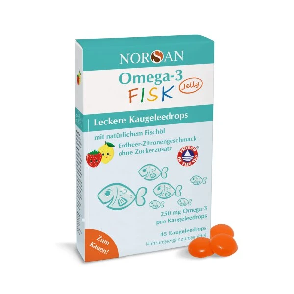 Norsan Omega-3 FISK Jelly 45 Jellies