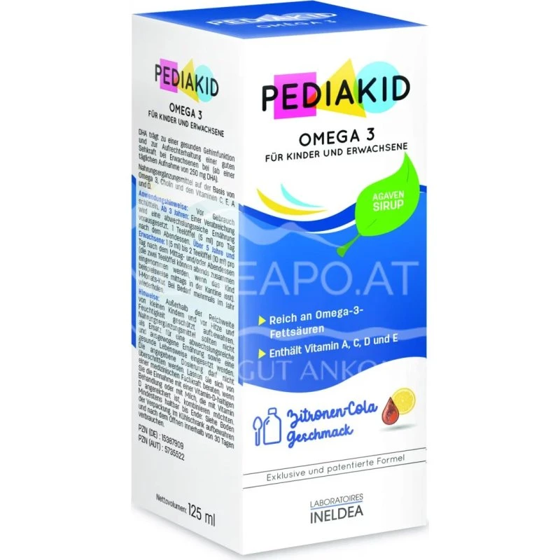 PediaKid Omega-3 Sirup 125 ml