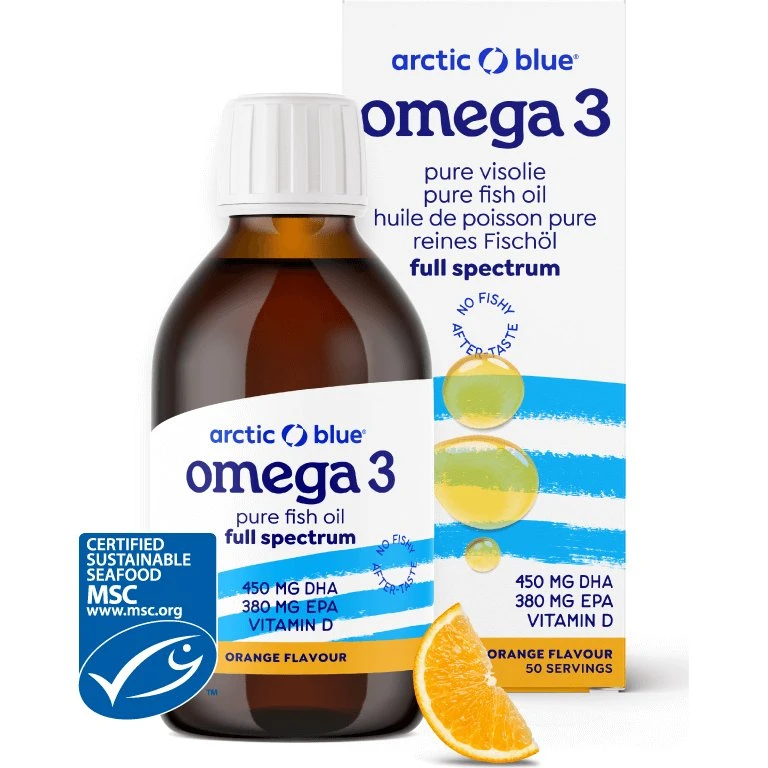Arctic Blue Omega 3 Fischöl mit Vitamin D 150 ml