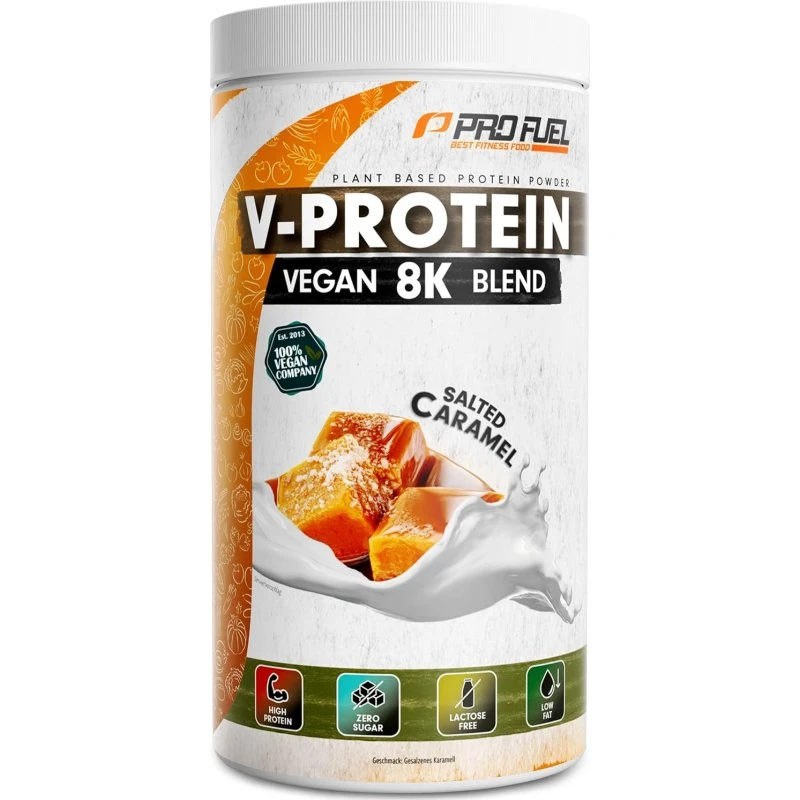 ProFuel V-PROTEIN 8K Blend | Vegan | Salted Caramel | 750g