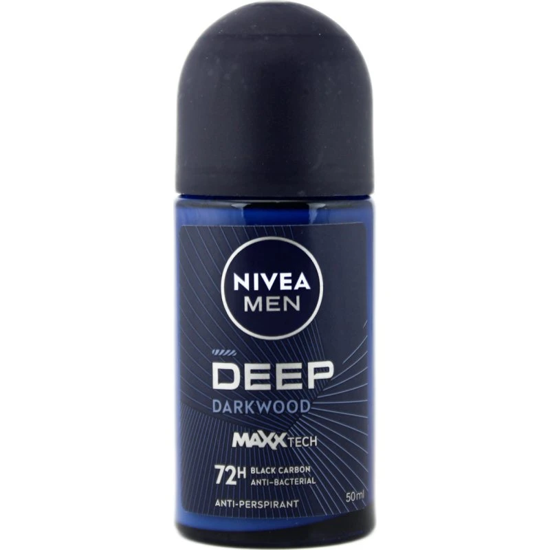 Nivea Men Deep Darkwood 72h Anti-Perspirant Roll-On 50ml