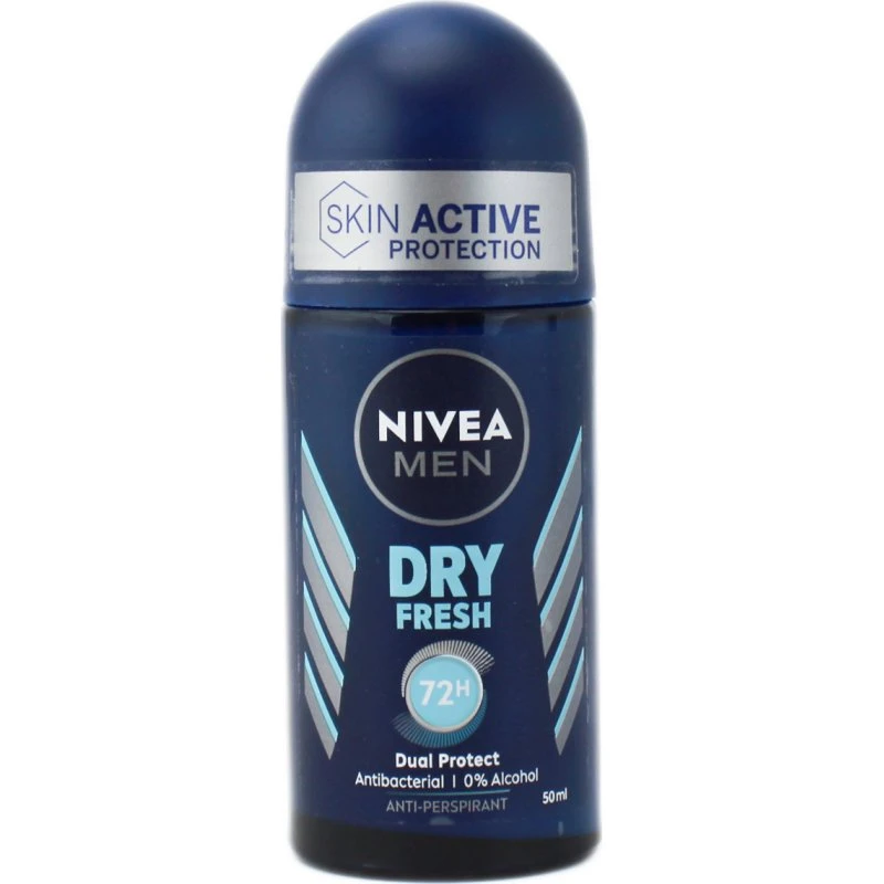 Nivea Men Dry Fresh 72h Dual Protect Roll-On 50ml