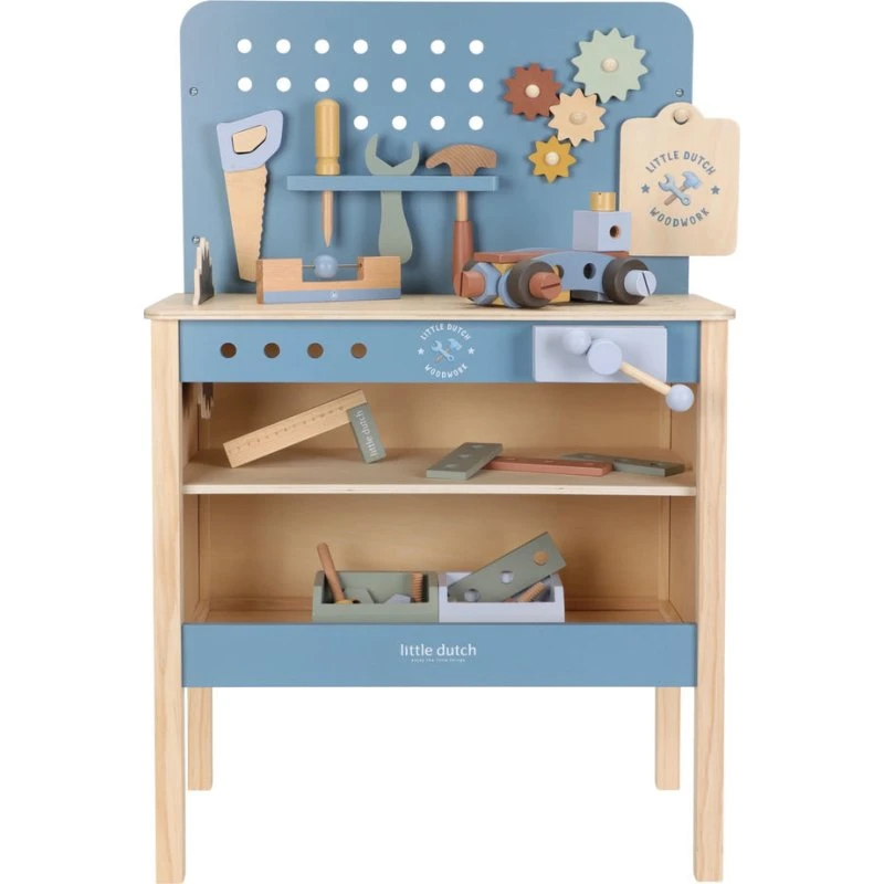 Little Dutch Werkbank LD2545, Holz-Werkstatt für Kinder ab 3 Jahren