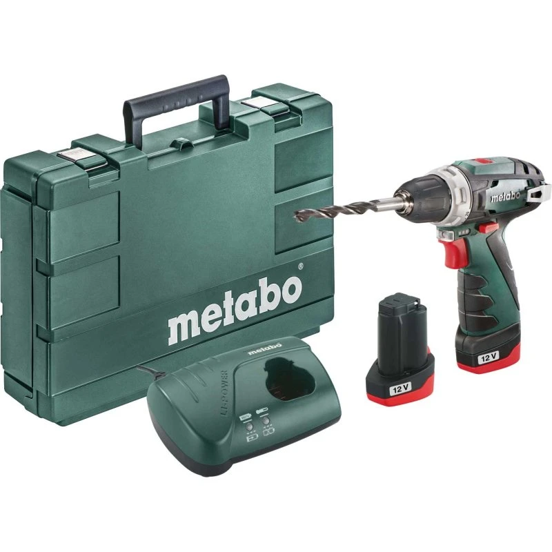 Metabo PowerMaxx BS Basic 12V 2x2Ah Akku-Bohrschrauber