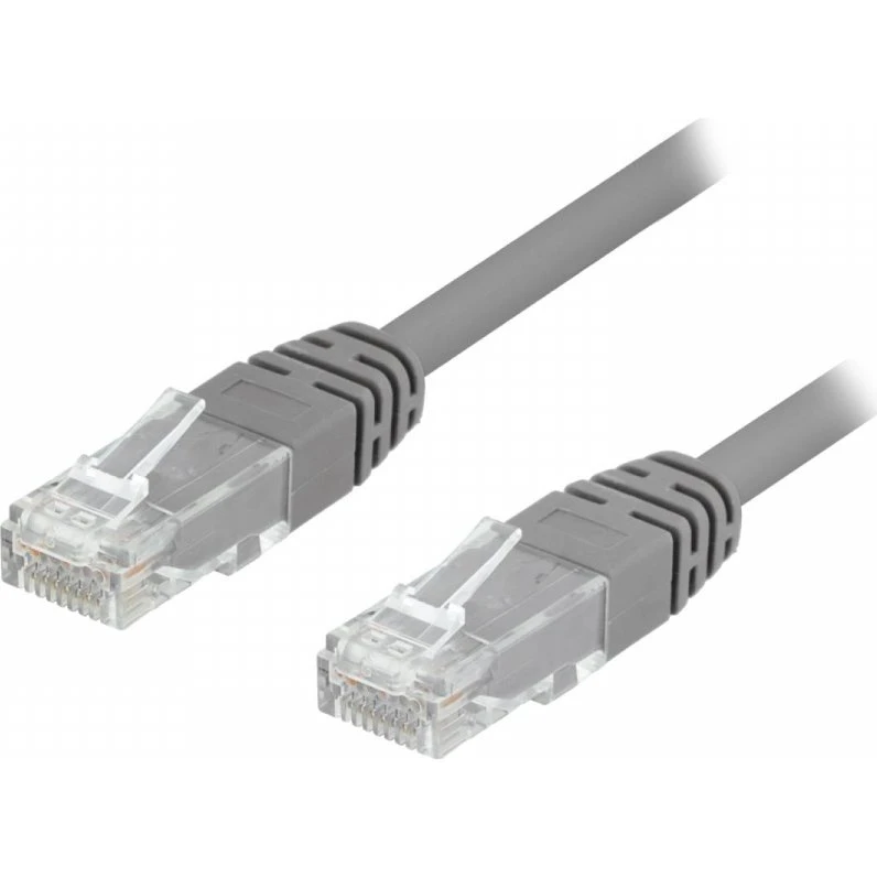 deltaco UTP Cat6 Patchkabel 3m grau LSZH