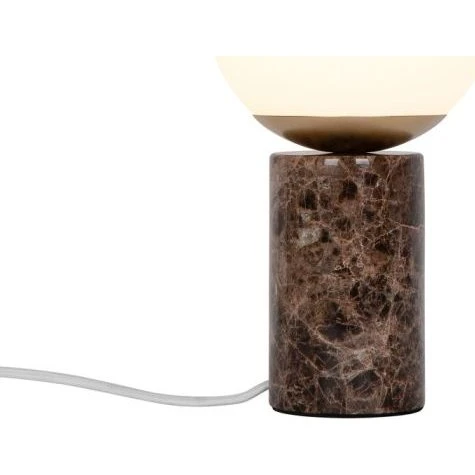 Nordlux Lilly Marmor Tischlampe Braun