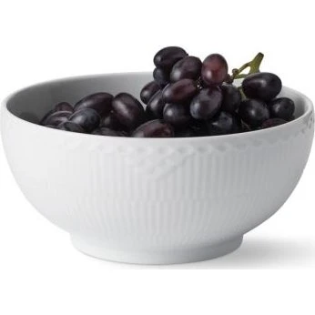 Royal Copenhagen Schale 18 cm Weiße Halbspitze