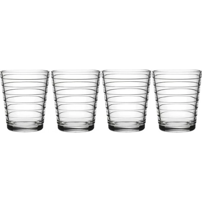 Iittala Aino Aalto Glas 22cl klar 4 Stück