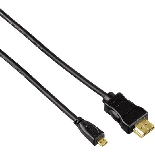 Hama High Speed HDMI Typ A auf Typ D (Micro) 2m schwarz