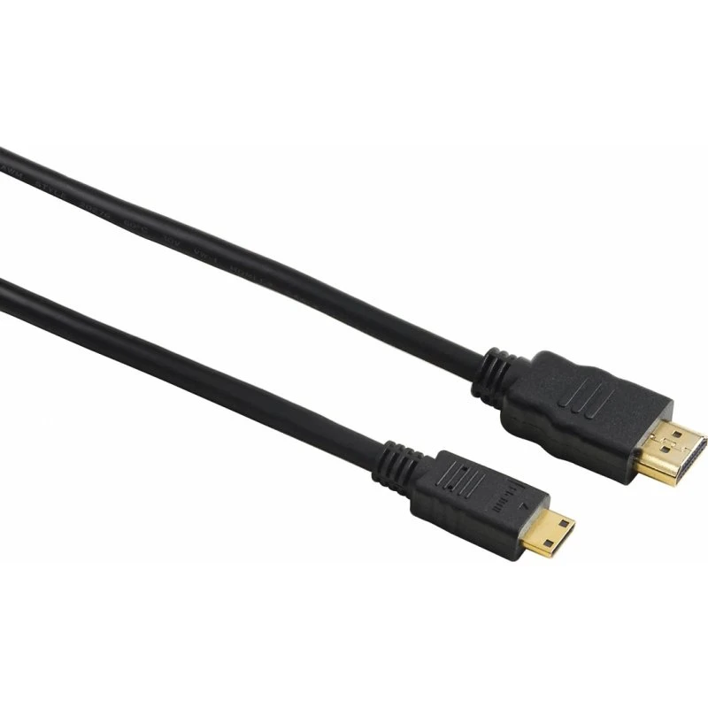 Hama HDMI-Kabel Typ A zu Mini-HDMI, 2 m, Schwarz