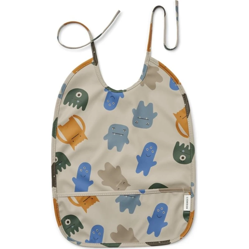 Liewood Lätzchen Lai Monsters blue mix