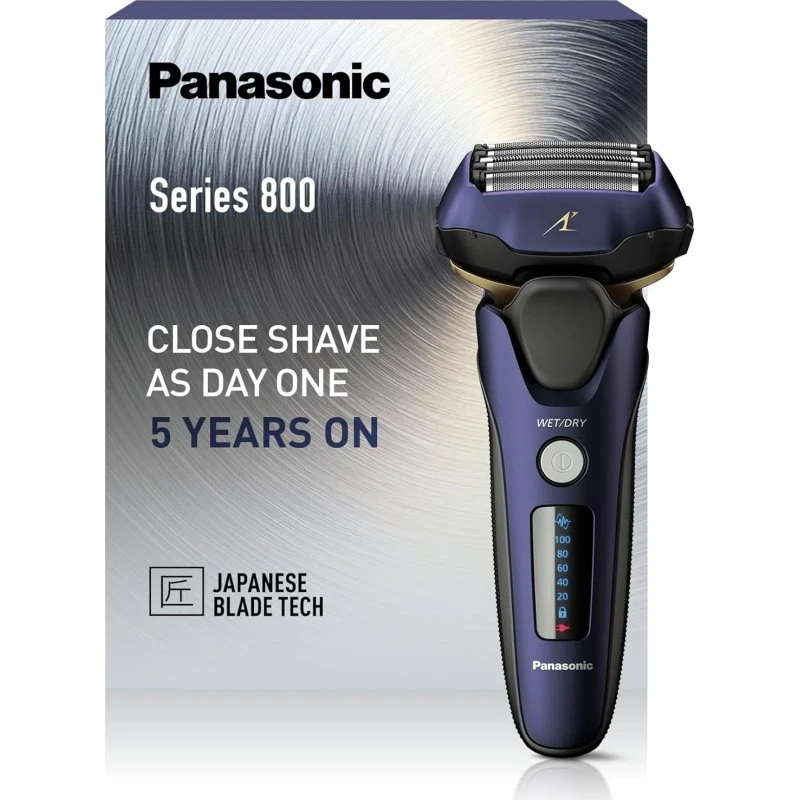 Panasonic ES-LV67-A803 Nass-Trockenrasierer blau, 5-Klingen-System