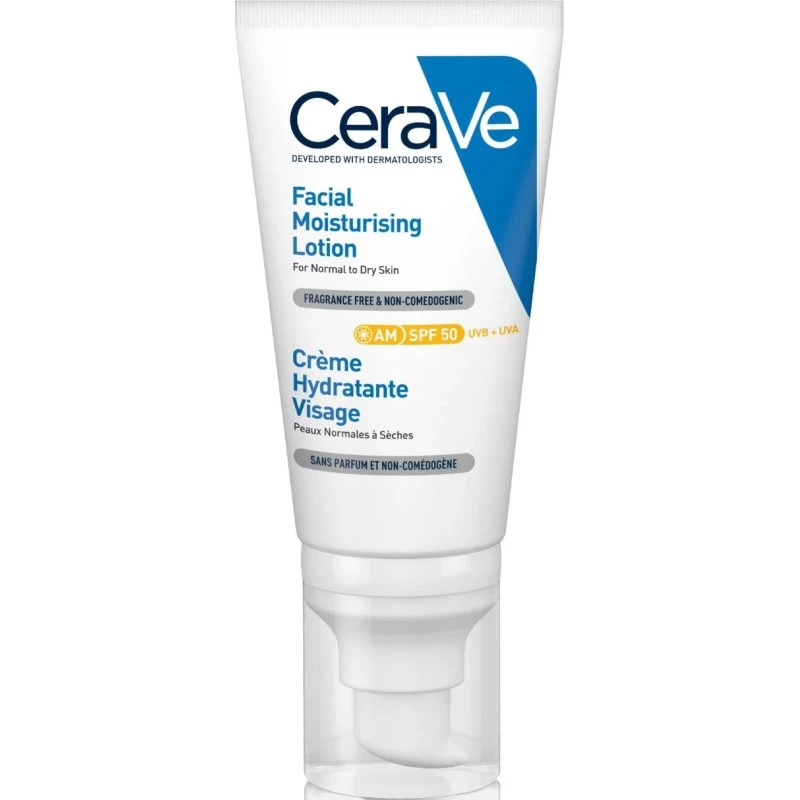 CeraVe AM Moisturising Lotion SPF50 52ml