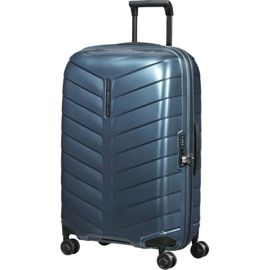 Samsonite Attrix 4-Rollen Trolley M 69 cm, 73 L – steel blue