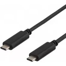 deltaco USB 3.1-Kabel Gen 1 Typ CM 0,25 m schwarz