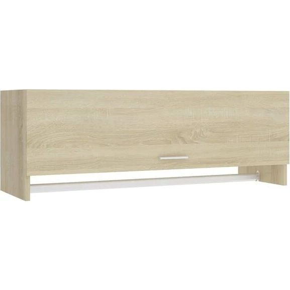 vidaXL Kleiderschrank Sonoma-Eiche 100x32,5x35 cm