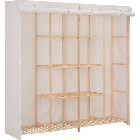 vidaXL Kleiderschrank Weiß 173 x 40 x 170 cm