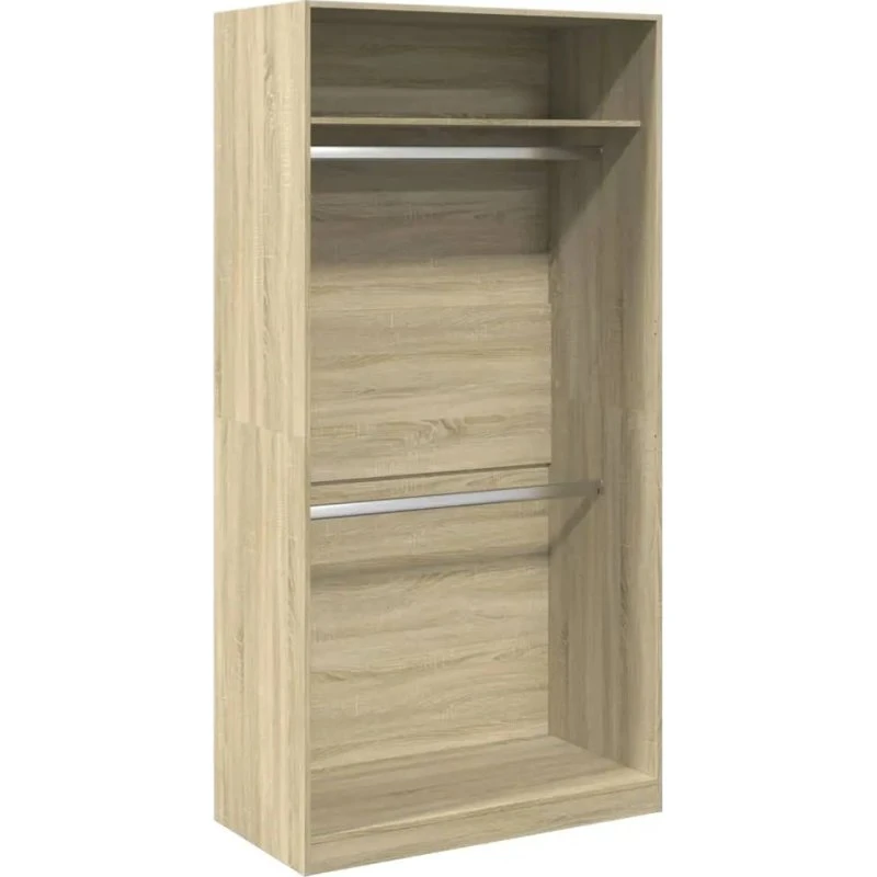 vidaXL Kleiderschrank Sonoma-Eiche 100x50x200 cm