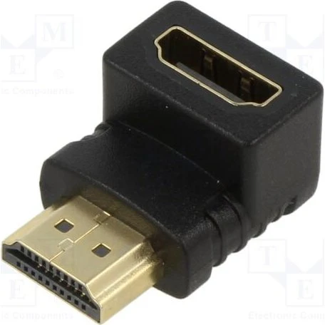 Goobay 65749 HDMI-Winkeladapter 270° vergoldet