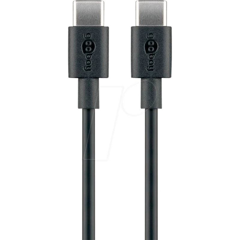 Goobay 51243 USB-C Kabel 2m Schwarz