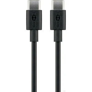 Goobay USB-C-Kabel 1 m, schwarz