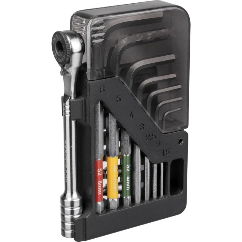 Topeak Omni ToolCard Inbusschlüssel-Set Ratschenschlüssel schwarz