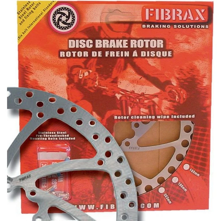 Fibrax Bremsscheibe 160mm Niro, silber