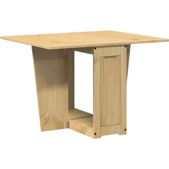 vidaXL Butterfly-Esstisch Klappbar Corona, wachsbraun, Kiefer Massivholz