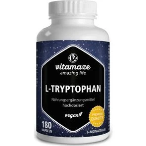 VegaPure L-Tryptophan 500 mg vegan 180 Kapseln